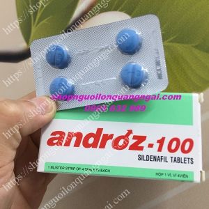 THUỐC ĐIỀU TRỊ RỐI LOẠN CƯƠNG DƯƠNG ANDROZ 100MG