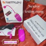 TRỨNG RUNG PRETTY LOVE ĐIỀU KHIỂN APP ĐIỆN THOẠI