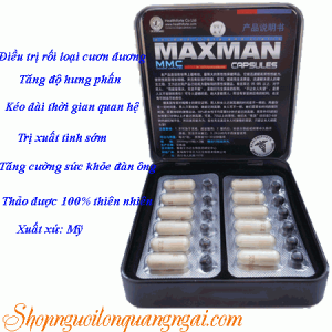 THUỐC TĂNG CƯỜNG SINH LÝ NAM MAXMAN